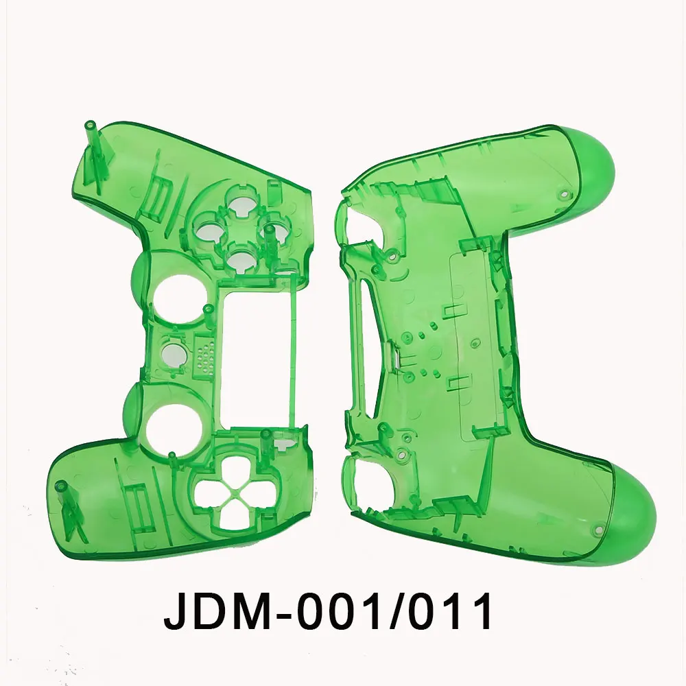 Picture 3: JCD PS4 Controller Custom Clear Full Housing Gamepad Shell Case Buttons Cover Kit Replacement for PS4 V1