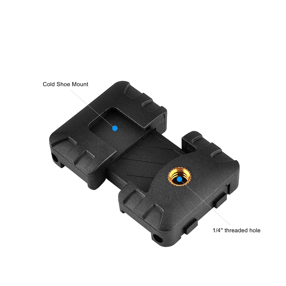 ขาตั้งกล้องรองเท้าเย็นสำหรับไมโครโฟน LED Light 1/4 ''สกรูสำหรับ iPhone 11 Pro Max XS Max XR X 8 7 6 Plus