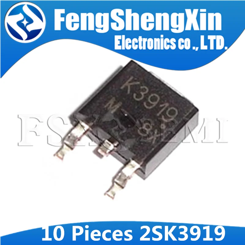 10pcs 2SK3919 TO-252 K3919 TO252  SWITCHING N-CHANNEL POWER MOSFET