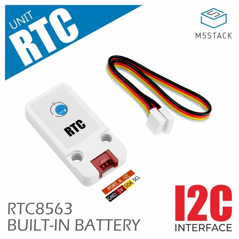 

M5Stack Official Real Time Clock (RTC) Unit (HYM8563)