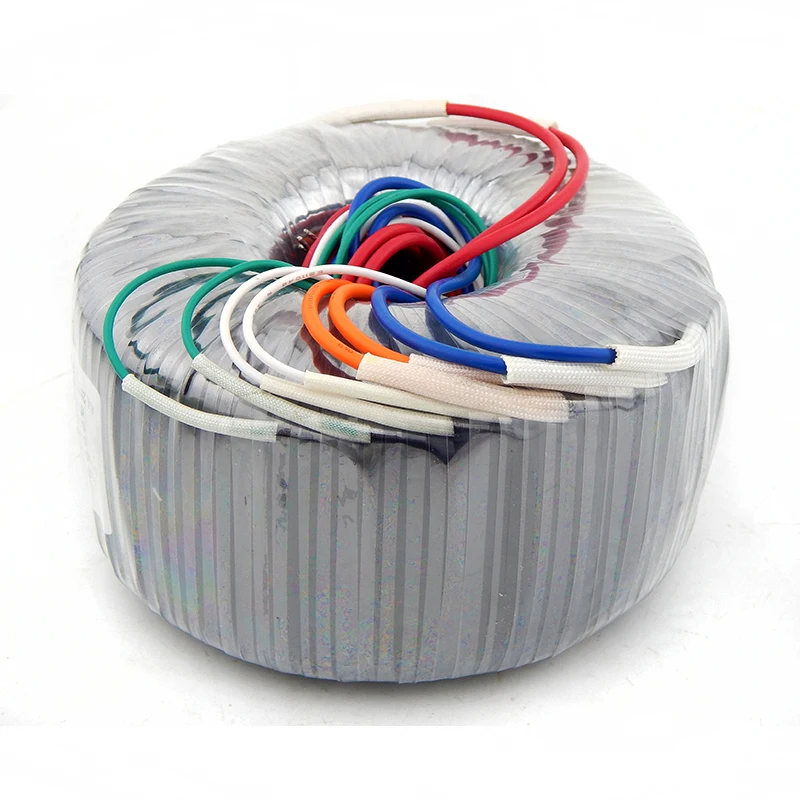 300W Core Biến Áp Đồng Nguyên Chất Tráng Men Dây Cho Bộ Khuếch Đại Công Suất Hình Tròn Chuyên Dụng Biến Áp Đầu Ra 36V15V