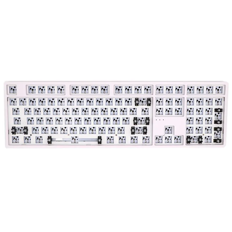 Imagem -06 - Kit de Teclado Mecânico 100 Teclas Programável Permutável Programável Bluetooth Espaço Substituível Teclado Mecânico Kit Diy Sk108