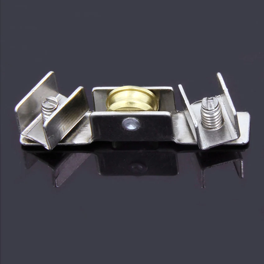 5PCS Sliding Door Wheels Rollers Heavy Mute Stainless Steel Window Sliding Furniture Hardware Door Bearing Pulley