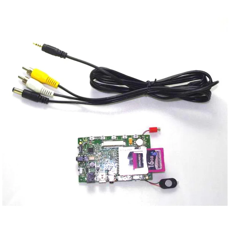 SD Card Mini DVR Module 720x480 30fps Support 32GB Recorder Board  PCBA  Monitor Record & Playback 1CH Video & Picture Capture