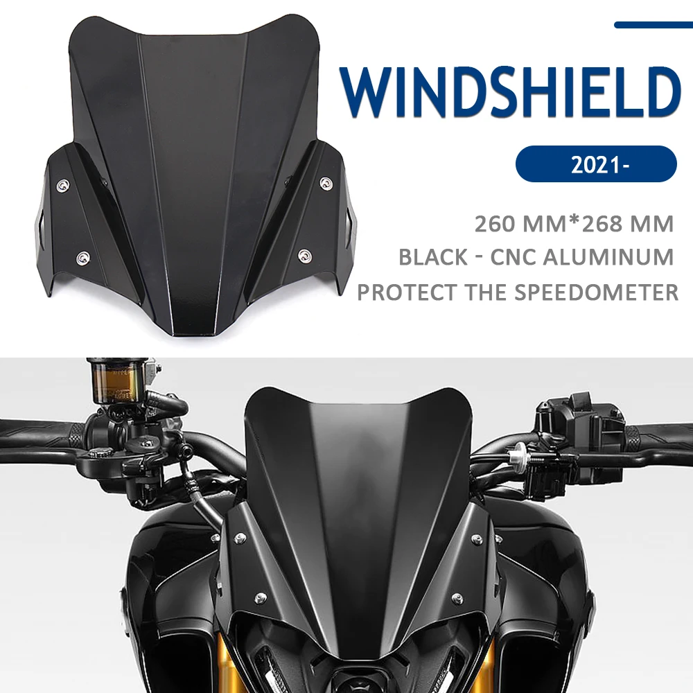 

Новый алюминиевый отражатель лобового стекла мотоцикла CNC для YAMAHA для MT09 для детской Модели MT 09 2021-