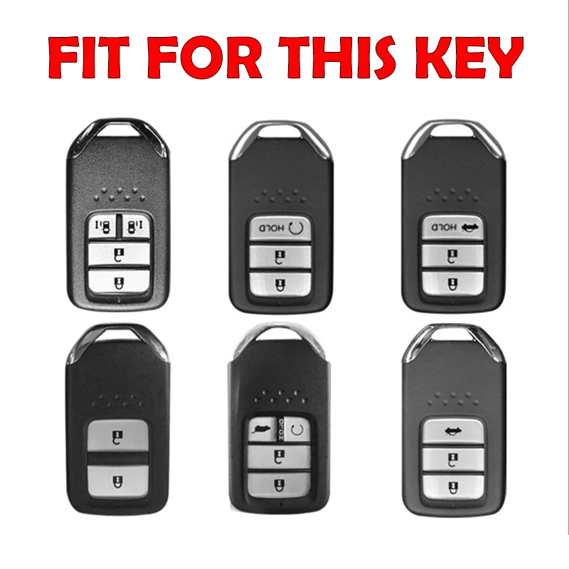 New Soft TPU Full Cover Remote Key Case For Honda Civic City Vezel Accord HR-V CRV Polit Jazz Jade Crider Odyssey Key Protector