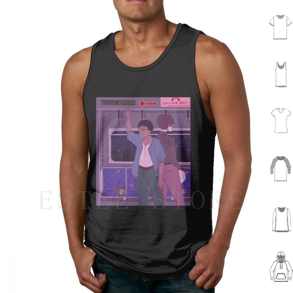 Next Stop: Camisetas sin mangas Heartbreak, chalecos sin mangas, Iwaoi Oikawa Tooru, Oikawa Hajima, Iwaizumi, Iwaizumi Hajime, Iwa Chan