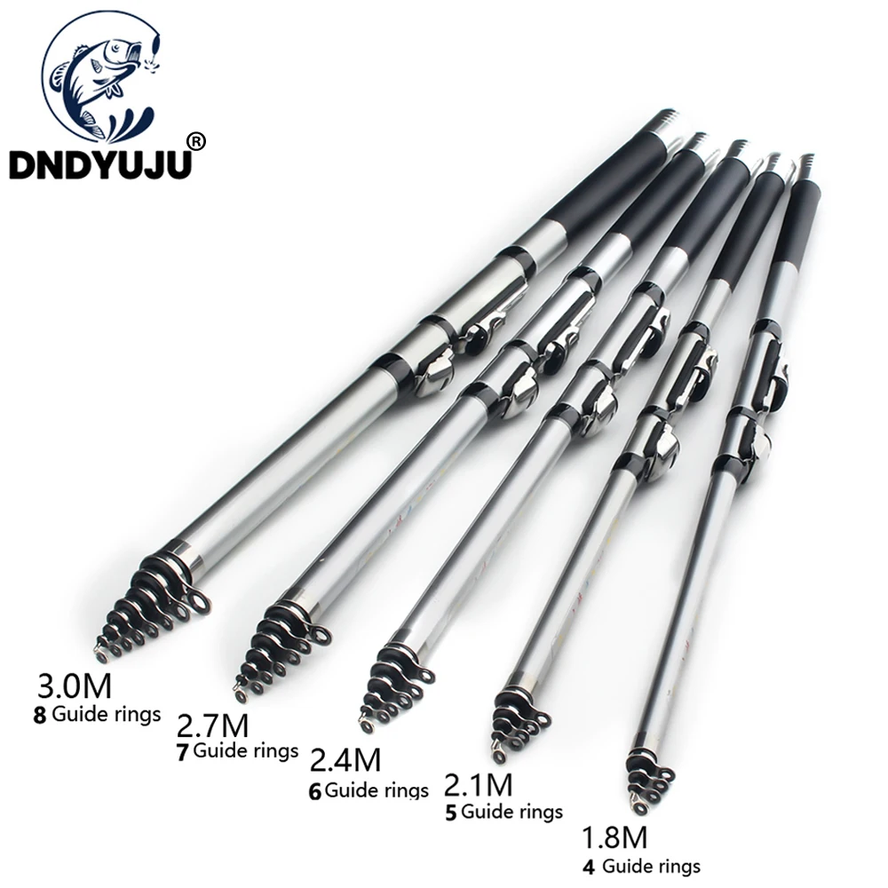 DNDYUJU Telescopic Carp Fishing Rod Spinning Fishing Rod M Power Telescopic Rock Fishing Rod Carp Feeder Rod Surf Spinning Rod