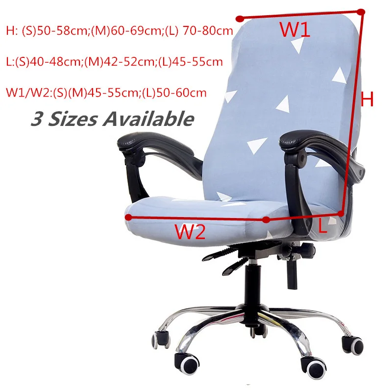 Modern Office Computer Chair Cover Dustproof Seat Cover For Studio Office Chair Stretch Elastic Computer Gaming Chair Cover