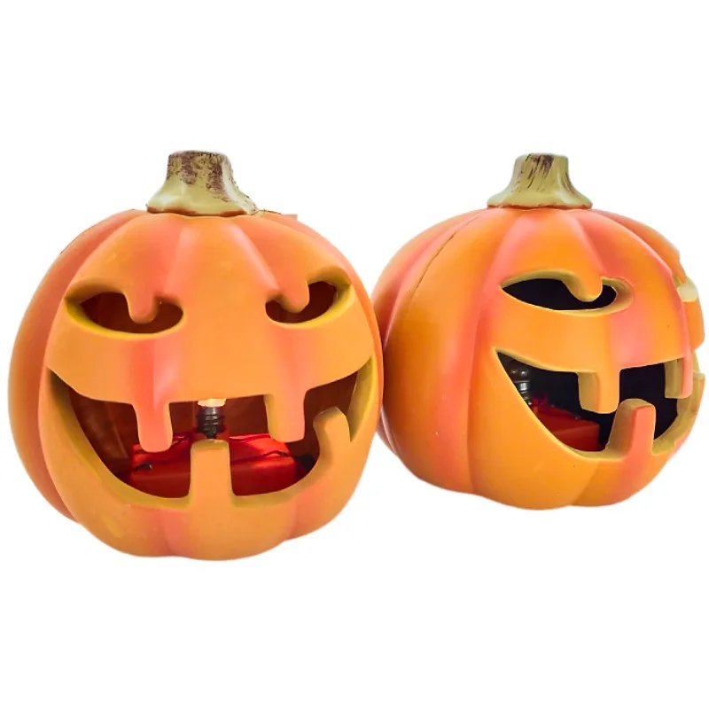 

Halloween decoration pumpkin lantern ornament lantern halloween party desktop center decoration house decoration LED glowing