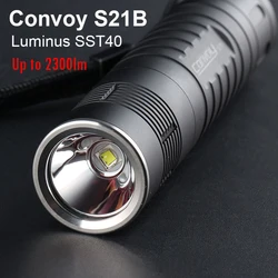 Led Flashlight Convoy S21B SST40 Linterna Led Torch Flash Light Portable Lanterna 21700 Lantern Camping Hiking Fishing  Latarka