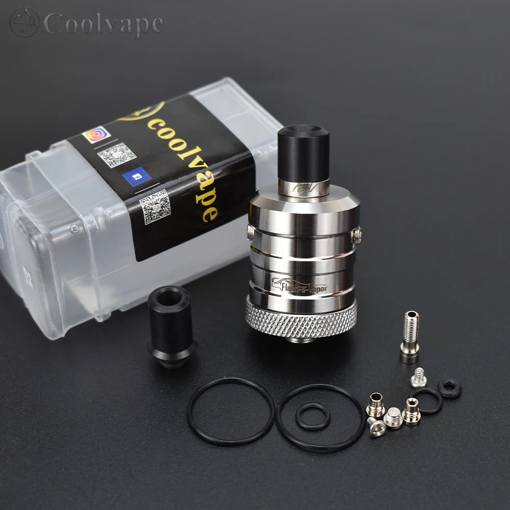 Flash-e-para BF-1 RDA Atomizer z Squonk BF PIN 23mm pojedyncza cewka odbudowy Vape parownik dla 510 E-papierośnica Mod