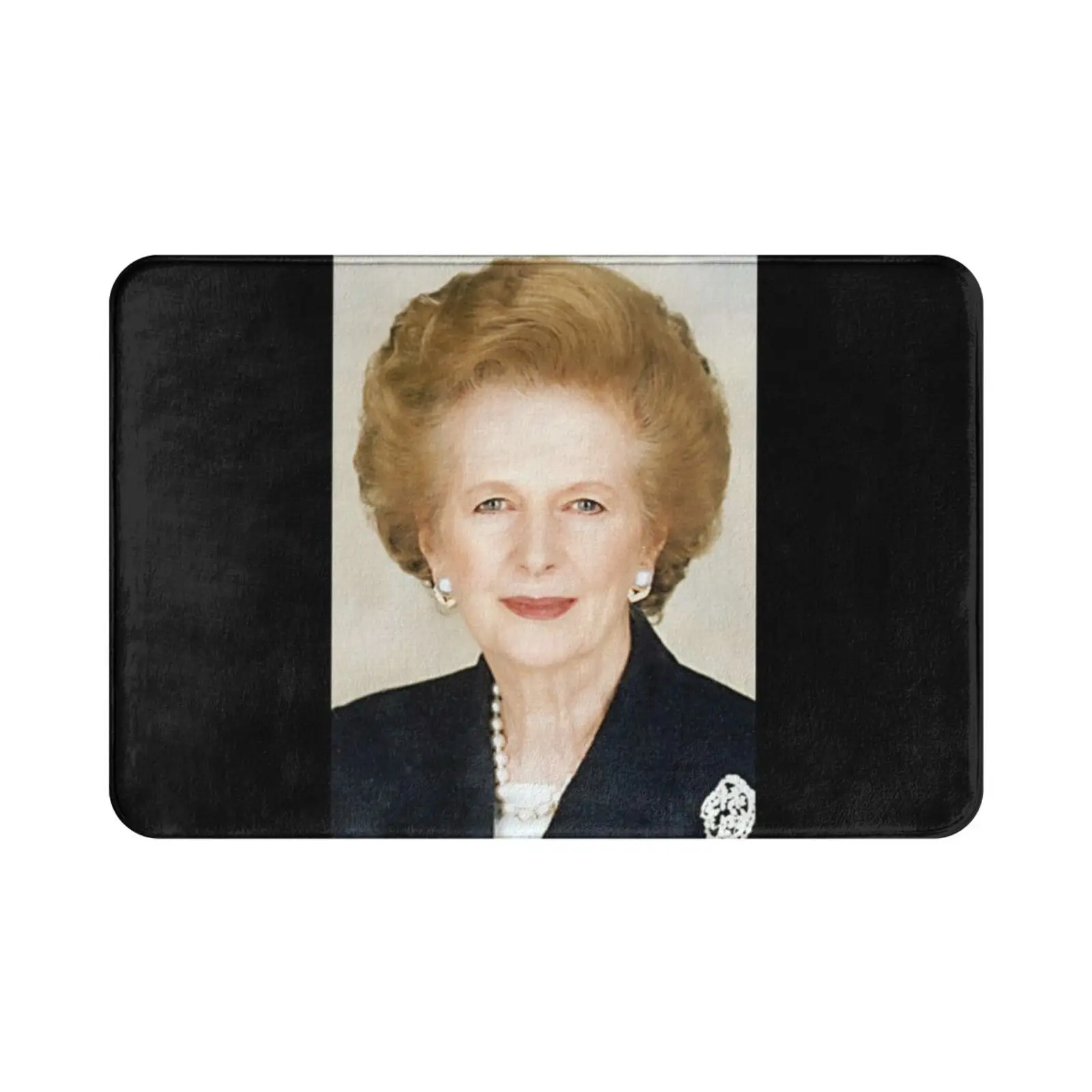 Margaret Thatcher. The Iron Lady. Carpet Mat Rug Cushion Soft Non-Slip Margaret Thatcher Baroness Stateswoman Prime