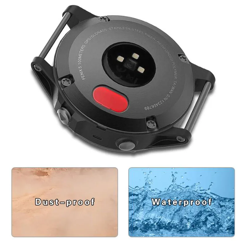 Protective Dust Plug Cover Cap Protector Case for Garmin Fenix 5/5S/5X Plus 6/6S/6X Pro Venu Vivoactive 4S/4/3 945 935 245 45