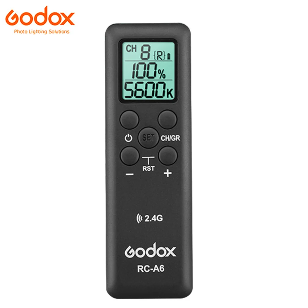 

Godox Remote Control RC-A6 for SL100D/Bi UL60 ML60 SL150II SL200II SL300II FV150 FV200 LF-308D S60/Bi M200D M300D