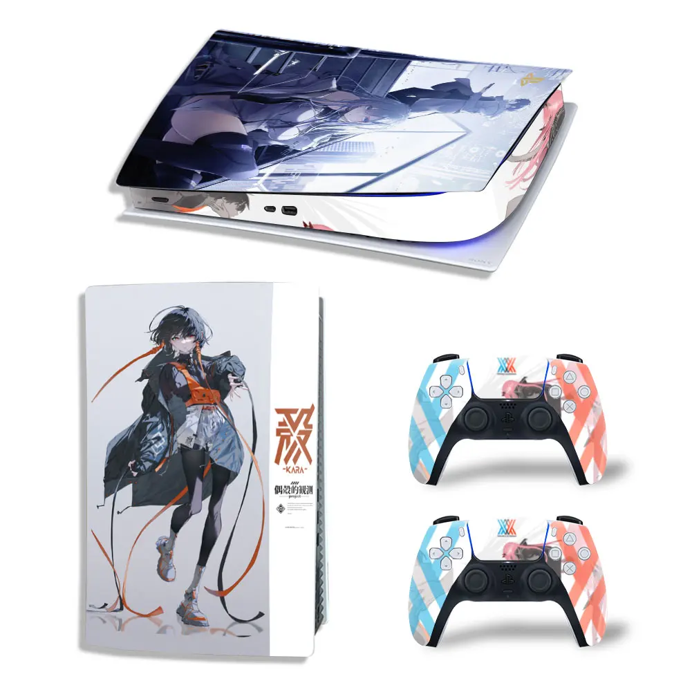 PS5 Skin Sticker Decal Cover for PlayStation 5 Console and 2 Controllers Vinyl PS5 Digital skin  anime