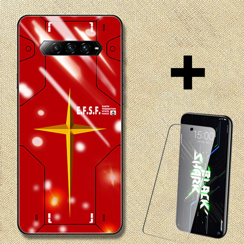 For Black Shark 4 Case BlackShark 4 Pro Tempered Glass Back Cover For Xiaomi Black Shark 4 Pro Coque For BlackShark 4S Pro