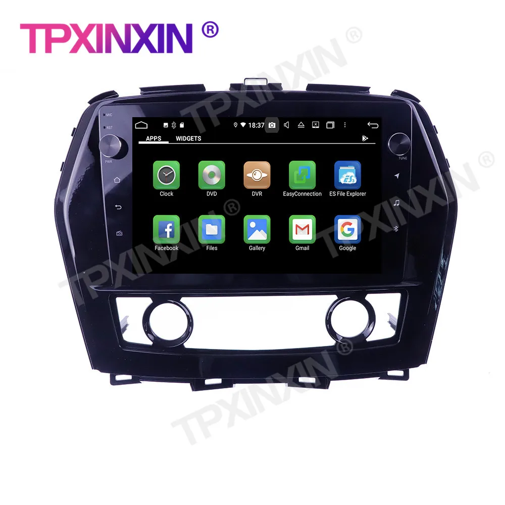 For Nissan Maxima 2015-2016 Android 10.0 4+128 Wireless Carplay GPS Car Multimedia Tesla Player Headunit Audio Radio Navigtion