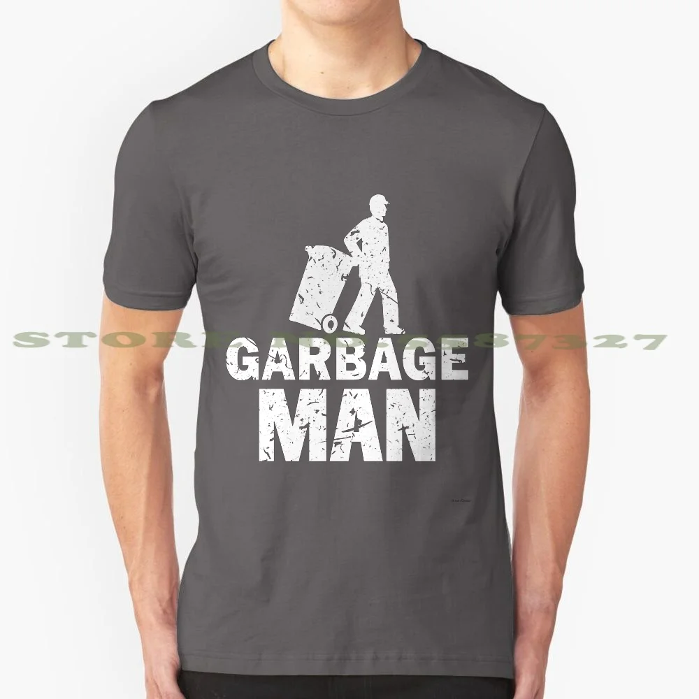 Garbage Man | Career | Work | Employment | Carting | Waste Management | 100% Pure Cotton T-Shirt Garbage Trash I Love Recycle