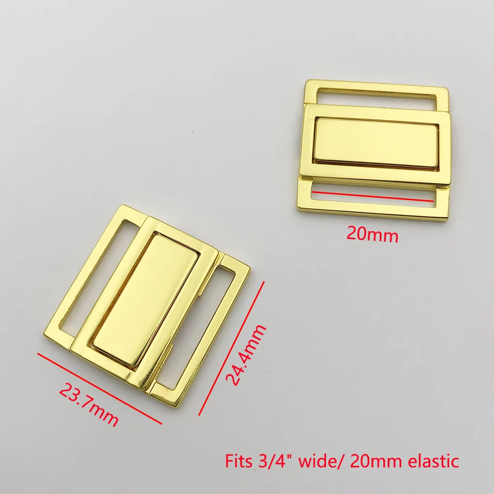 30 Sätze BH Metall Rücken verschluss Schwimm schnallen Auge und Schlaufe Clip schnell DIY Kleidungs stück Zubehör – Detail 5