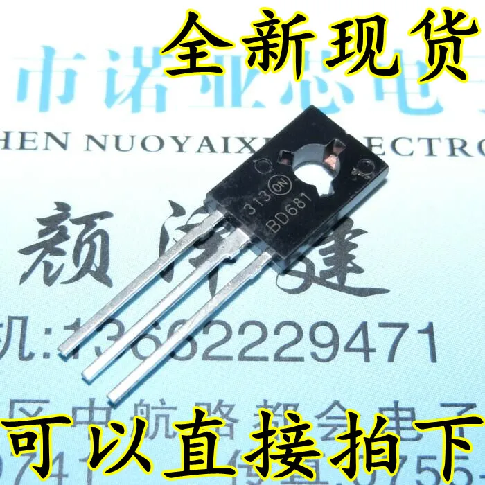 10pcs BD237 BD679 BD680 BD681 BD682 TO-126 BD238 BD677 BD678 BD875 BD435 BD436 BD441 BD442 TO126 Transistor