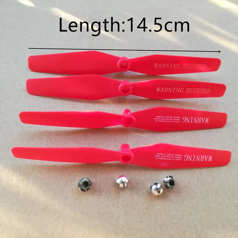 New Arrival 14.5cm 145mm Hexagonal hole 3.5mm 5mm Props CW CCW Propellers Main Blades For X5HW X5HC XS809 R/C Drone Quadcopter