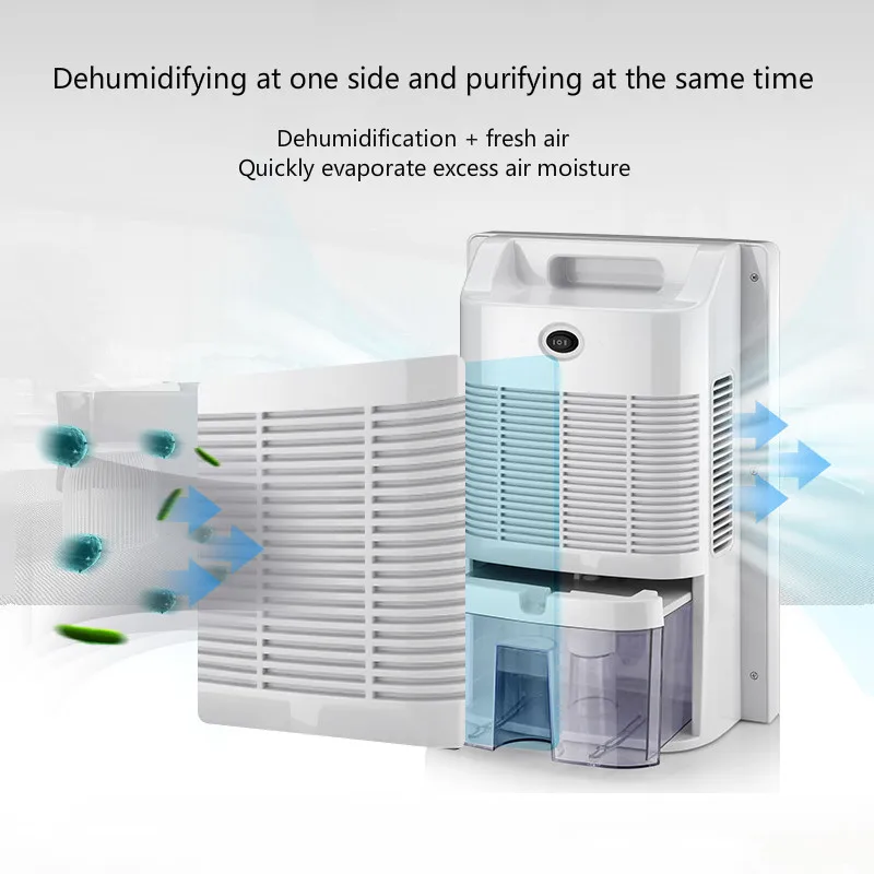 Dehumidifier Moisture Absorber Fore Home Mute Bedroom Basement Remote Control Timing External Water Pipe