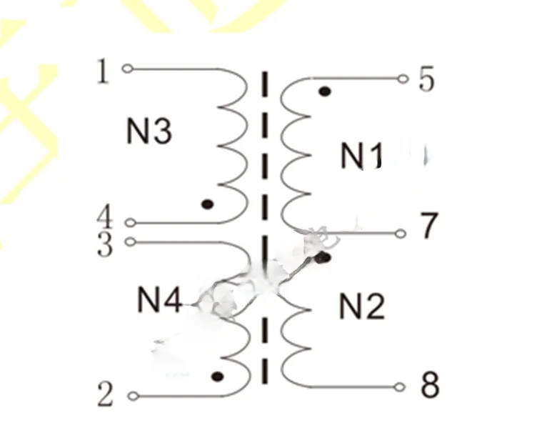 10Pcs EE10 Vertical Pulse Transformer 3V 7-pin Igniter High Voltage Package Size 11*11*11mm