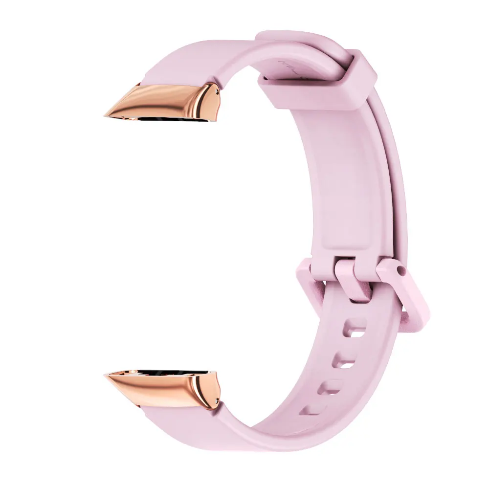 For Huawei Band 6 Strap for Honor Band 6 Bracelet Silicone Metal Wristbands Replacement for Huawei Band 6 Pro