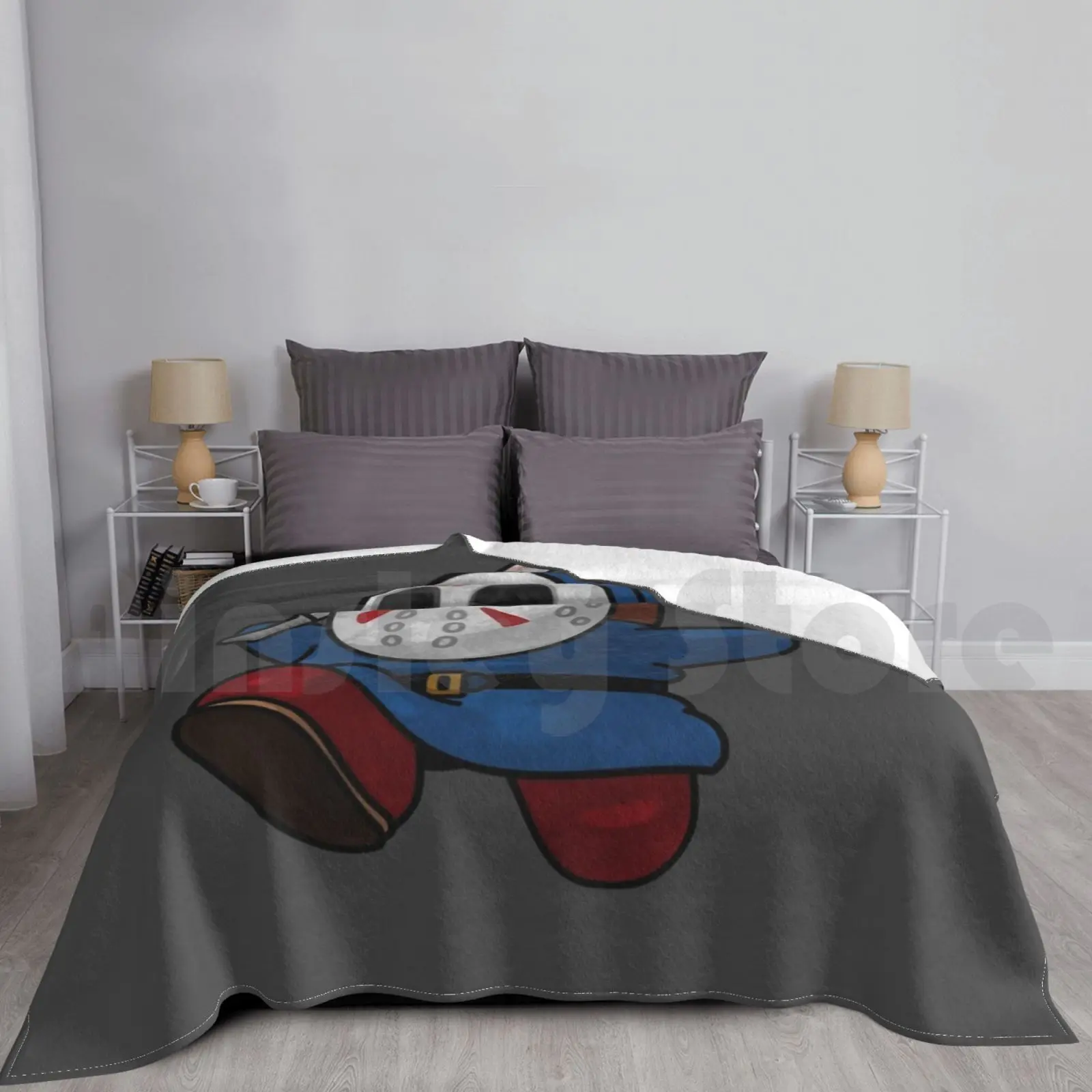 Shy Voorhees Blanket Fashion Custom Voorhees Jason Voorhees Jason Voorhees Shy Gaming