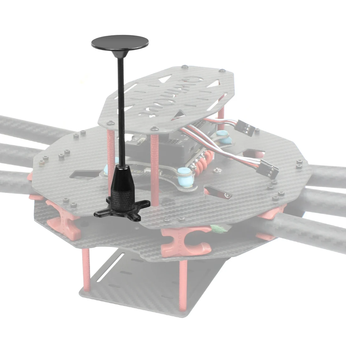 FEICHAO Opvouwbare anti-interferentie draagbare houder voor RC Quadcopter Stand Drone Beugel Ondersteuning Vliegtuigen GPS Antenne Mast Mount