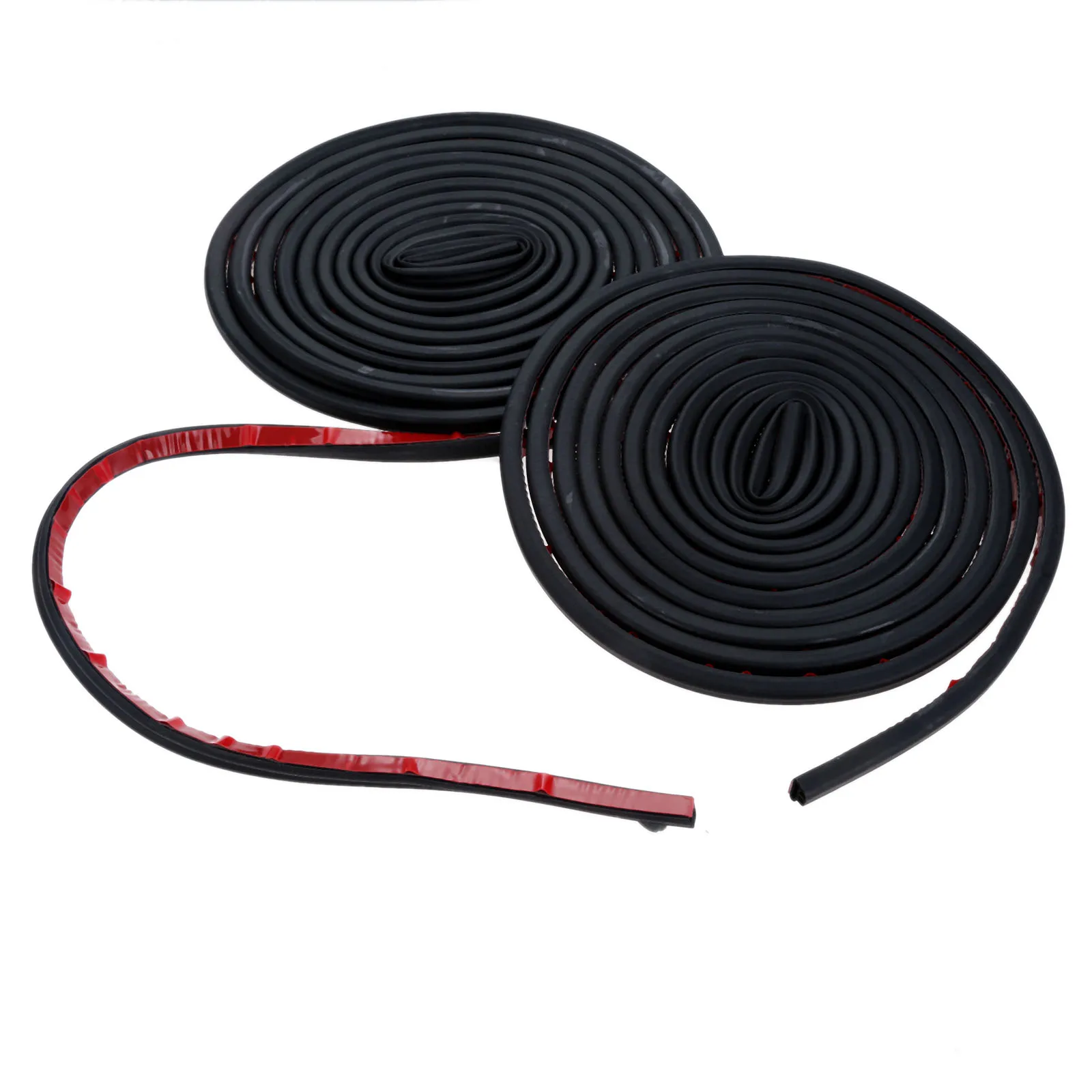 1 Roll 5M Rubber Car Door Seals Strips Noise Insulation Soundproofing Weatherstrip Car Door Protector Trunk Edge Stickers