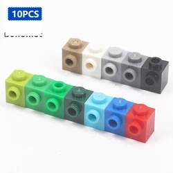 10PCS MOC 87087 1x1 Block DIY Building Blocks  with Bumps Compatible With Brand Educational Creative Toys For children