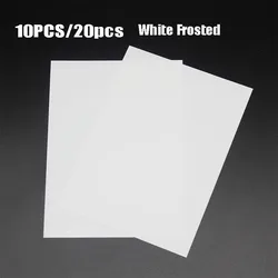 10pc/20pc A5 Heat Shrink Plastic Sheet Shrinky Art Film White Frosted Sanded Shrink Blank Papers for Kids Creative Craft