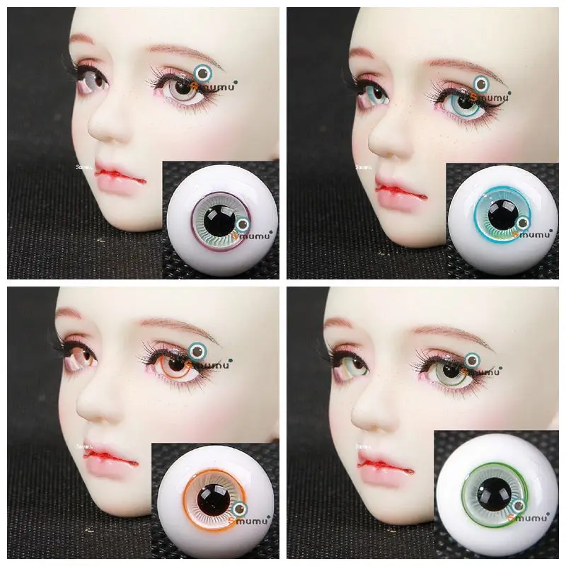 

1/8 1/6 1/4 1/3 BJD Accessories doll eyes Glass eyeball for BJD/SD YOSD MSD SD16 DD,not include doll head and other E2572