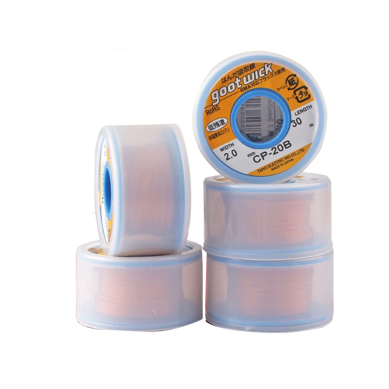 GootWick-Mèche à Dessouder Originale, Dissolvant de Soudure BGA, Outils de Soudage pour Téléphone et PC