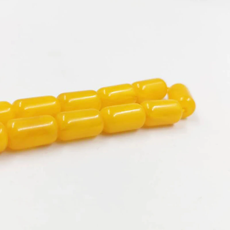 Tasbih Yellow Resin Man bracelet 33 beads muslim gifts rosary kehribar islamic jewelry Arabic Misbaha Eid Mubarak