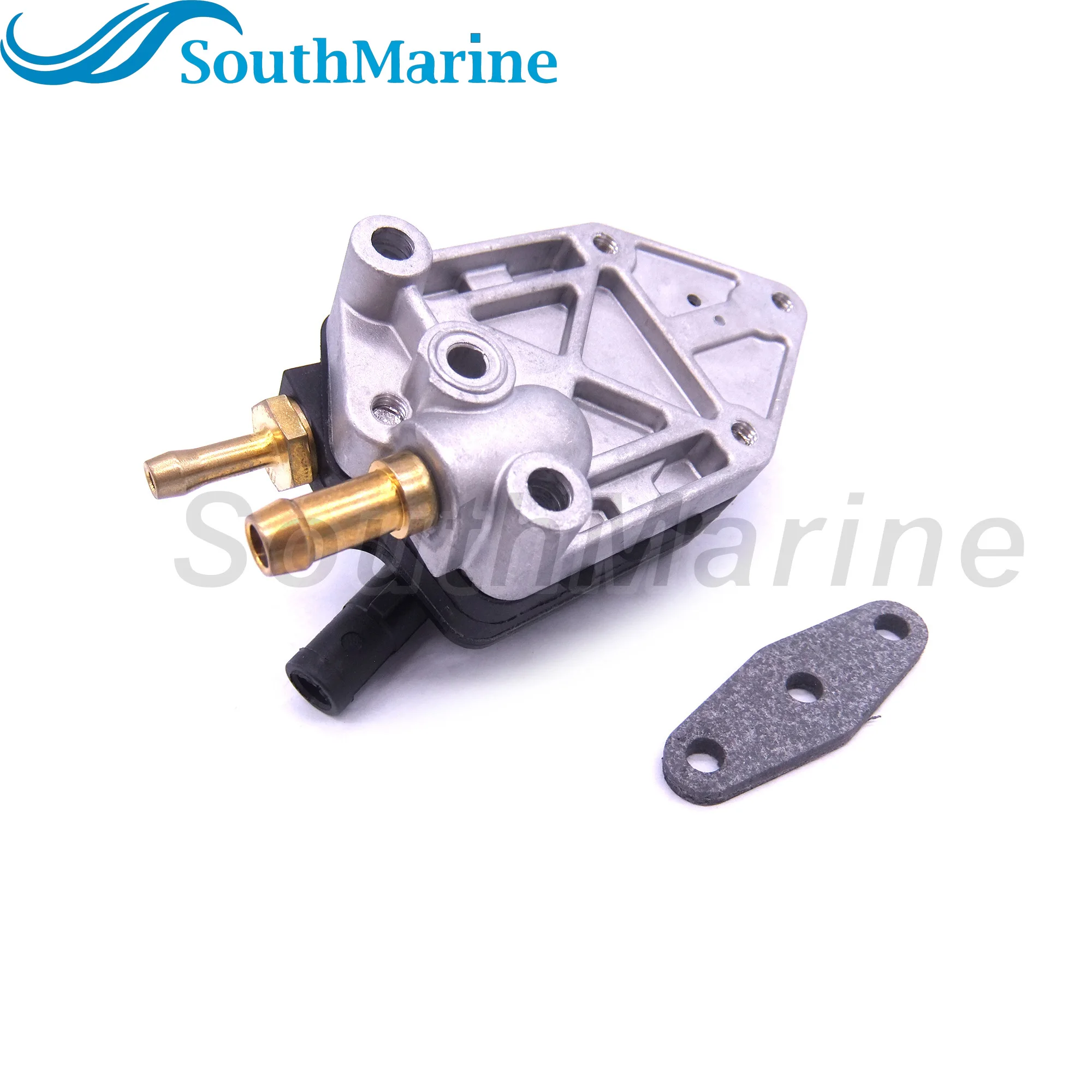 0438555 438555 0433386 433386 Fuel Pump for Johnson Evinrude OMC BRP 20-30hp Boat Motor Small Nipple