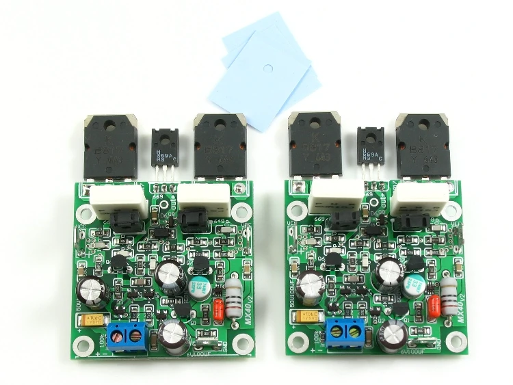 

1 Pair Finished Board Power Amplifier 50W*2 Dual Channel Amp Board MX40