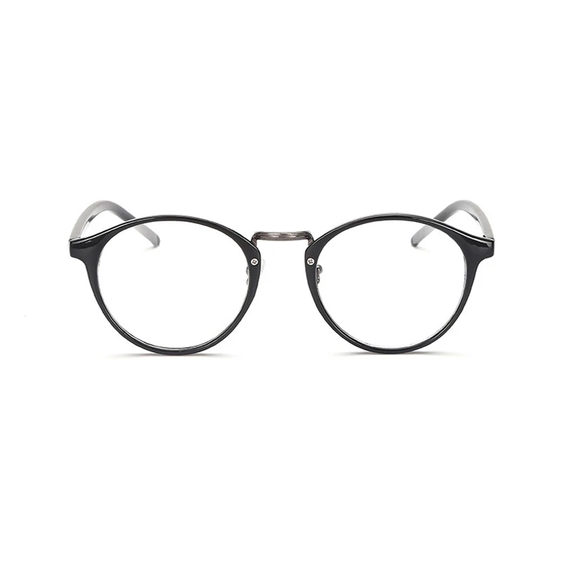 Elbru -1-1.5-2-2.5-3...-6 Finished Myopia Glasses Women Vintage Round Nearsighted Eyeglasses Men Myopic Eyewear Unisex Oculos