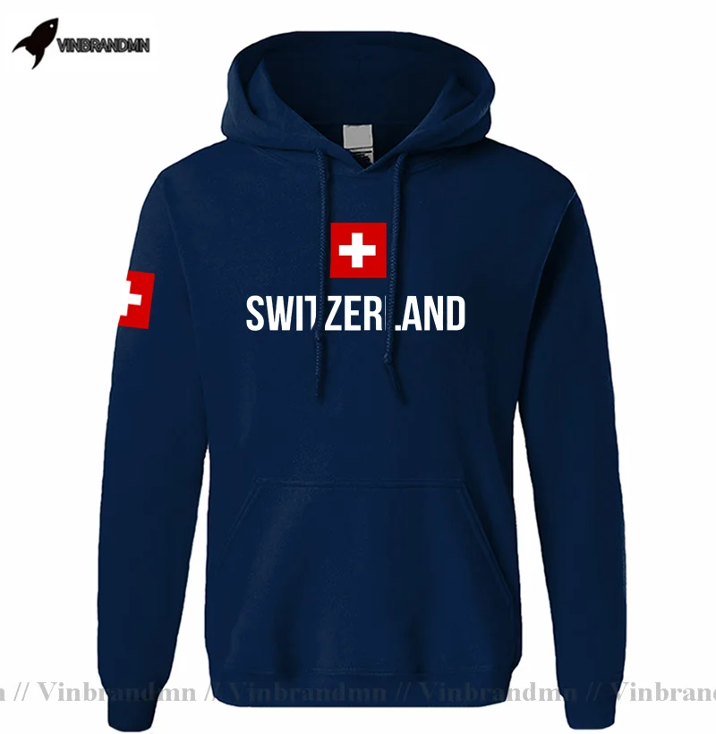 Switzerland hoodies men sweatshirt sweat new hip hop streetwear clothing jerseys tracksuit nation Swiss flag fleece Switzer CH