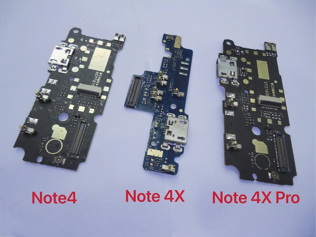 New Microphone Module+USB Charging Port Board Flex Cable Connector Parts For Xiaomi Redmi Note 4 4X 4XPro Global Replacement