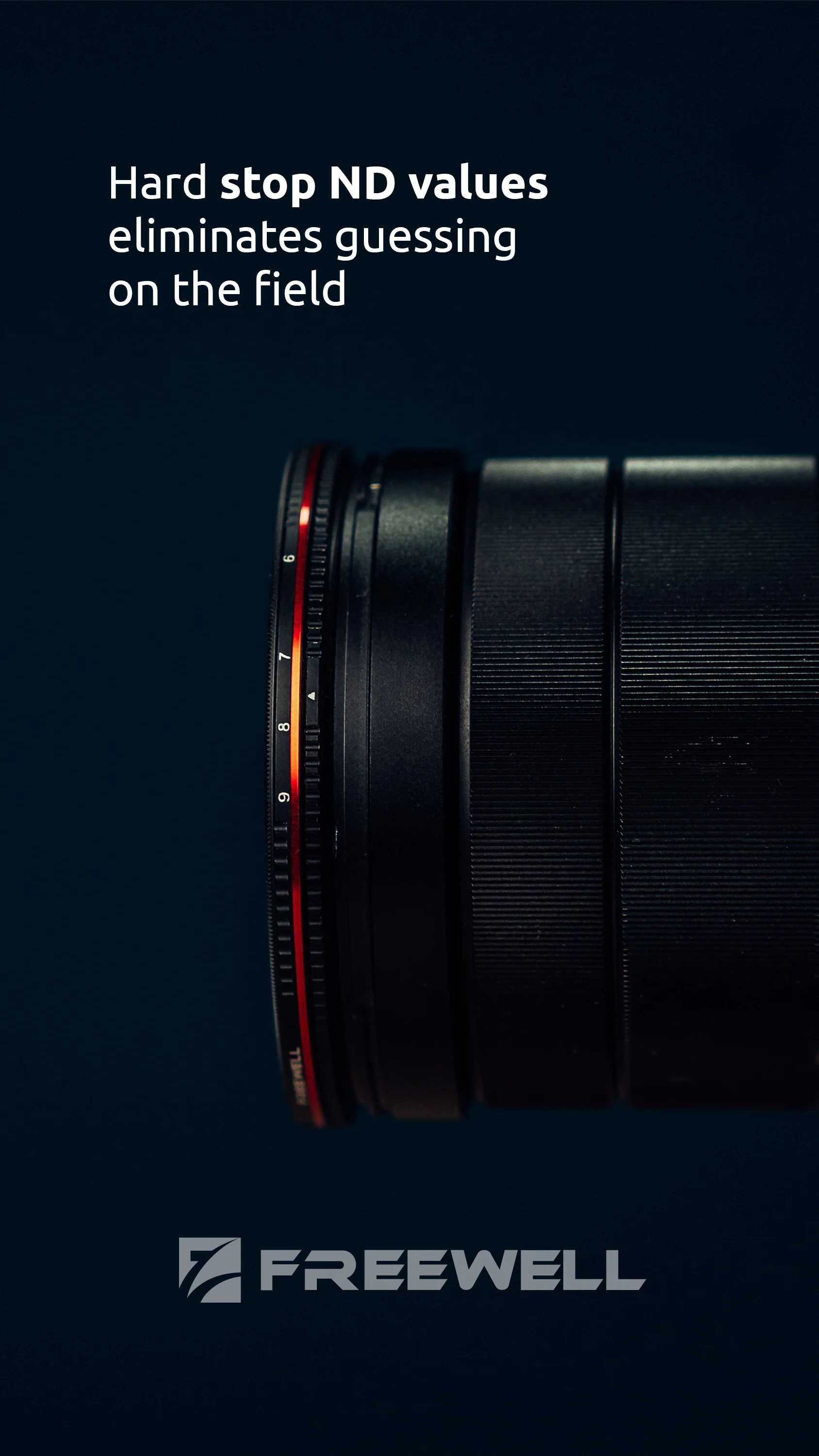Freewell-filtro nd padrão, parada rígida, 77mm, padrão, dia 2 a 5 paradas