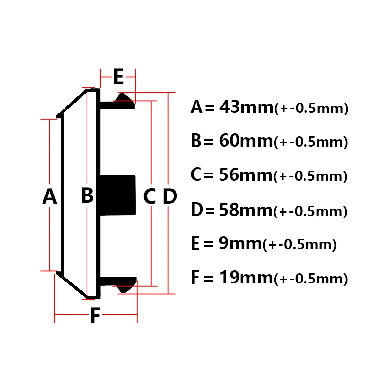 4pcs 60mm SPORT Rim Car Wheel Center Cap For LADA TOYOTA NISSAN Hyundai KIA Chevrolet Mitsubishi Ford BMW Hub Caps Dust-proof