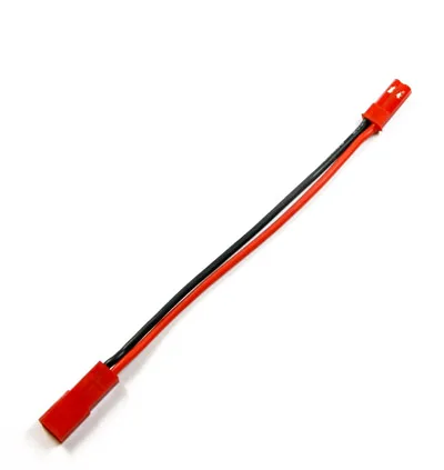 10cm jst fio de extensão jst macho para jst fêmea 20awg cabo de silicone para rc modelo bateria