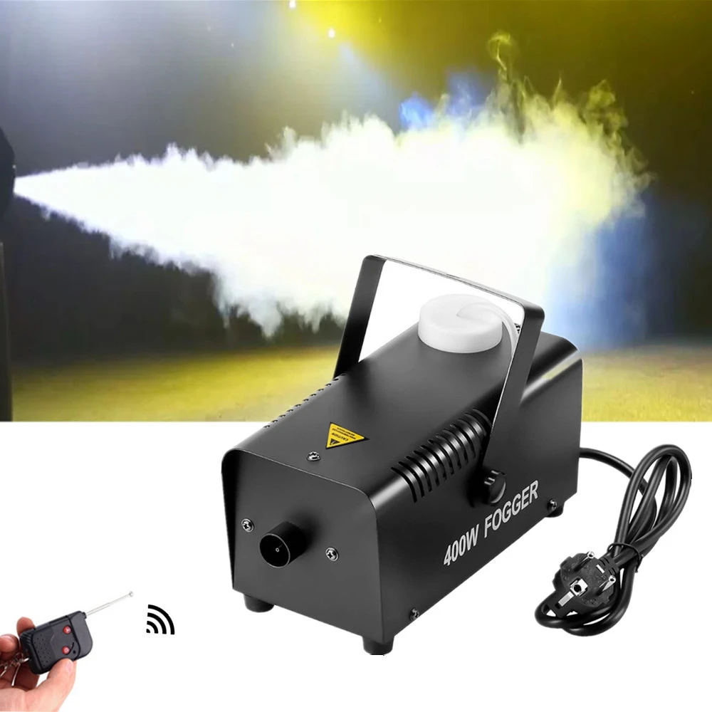 

Fog Machine With Wireless Remote Control for Holidays Parties Wedding Stage Effects with Fuse Protection 400W Fog Smoke Machine