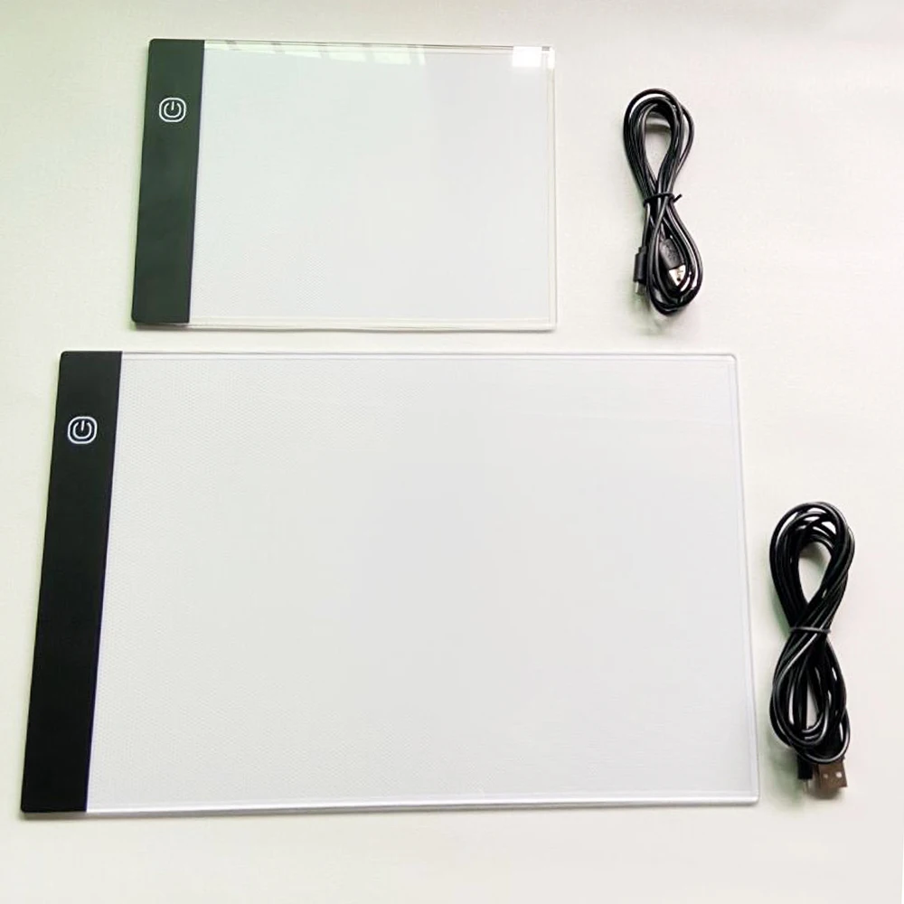 A4/A5 Size Three Level Dimmable Led Light Pad,Tablet Eye Protection Easier for Diamond Painting Embroidery Tools Accessories