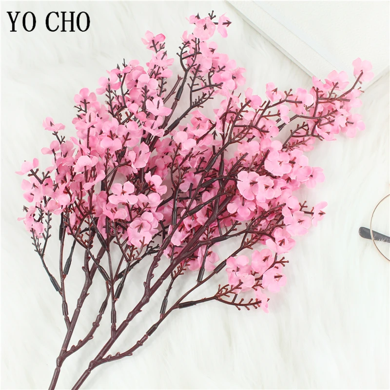 Artificial Gypsophila Colorful Starry Artificial Flower Living Room Family Party Decoration Plastic Flower Wedding Decoration