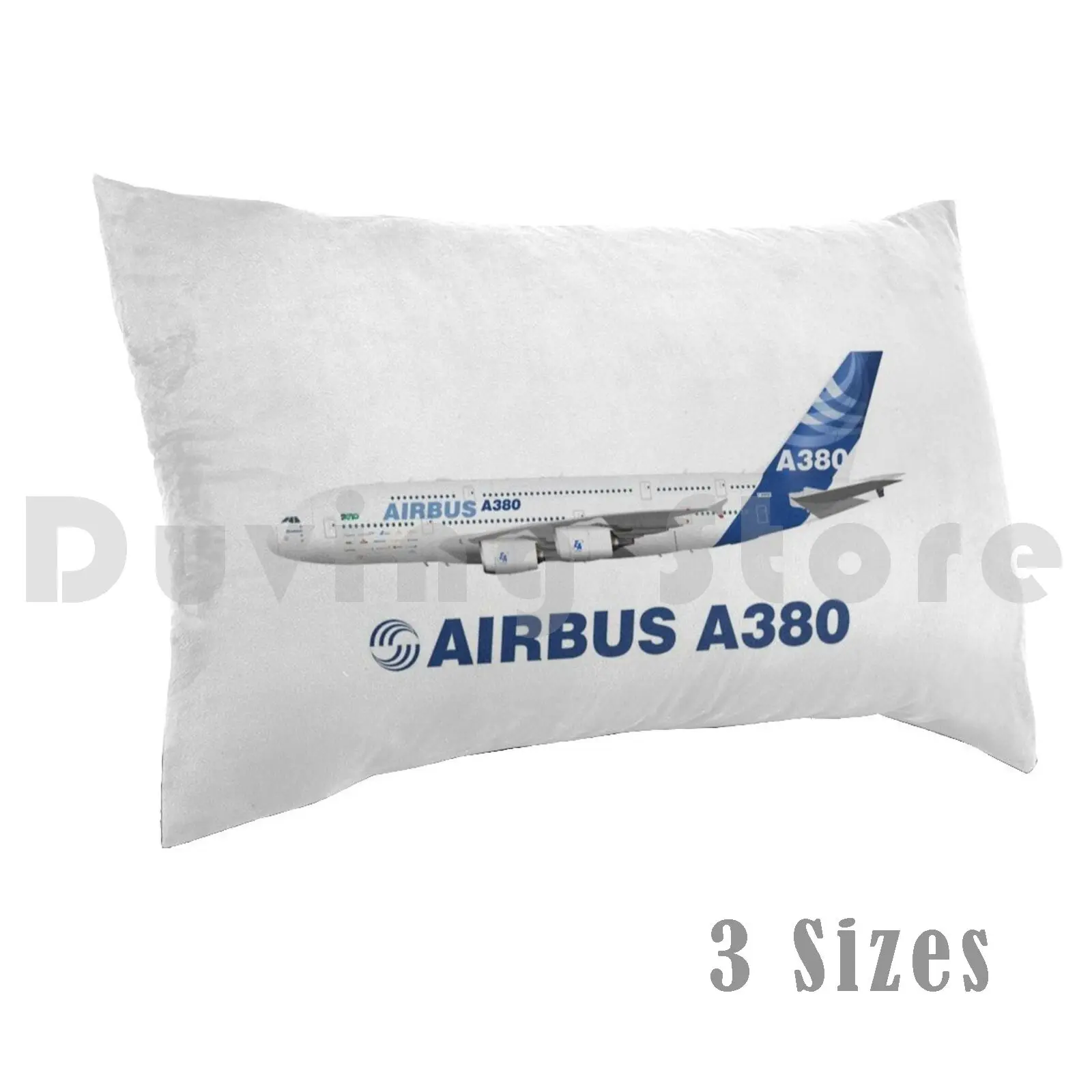 Illustration Of Airbus A380 In House 2010 Pillow Case DIY 50*70 Airbus A380 Airbus A380 A380 Airbus Airbus Sas Art