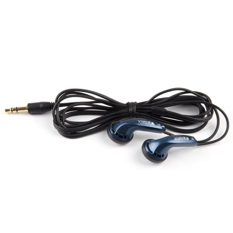 Gaming Wire Earphone Blue/white With Mic Headset Bass Earbuds For Mobile Phones Game Music Vido Noise Reductio Headphone Stereo